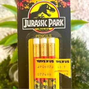 Vintage Jarassic Park Pencils